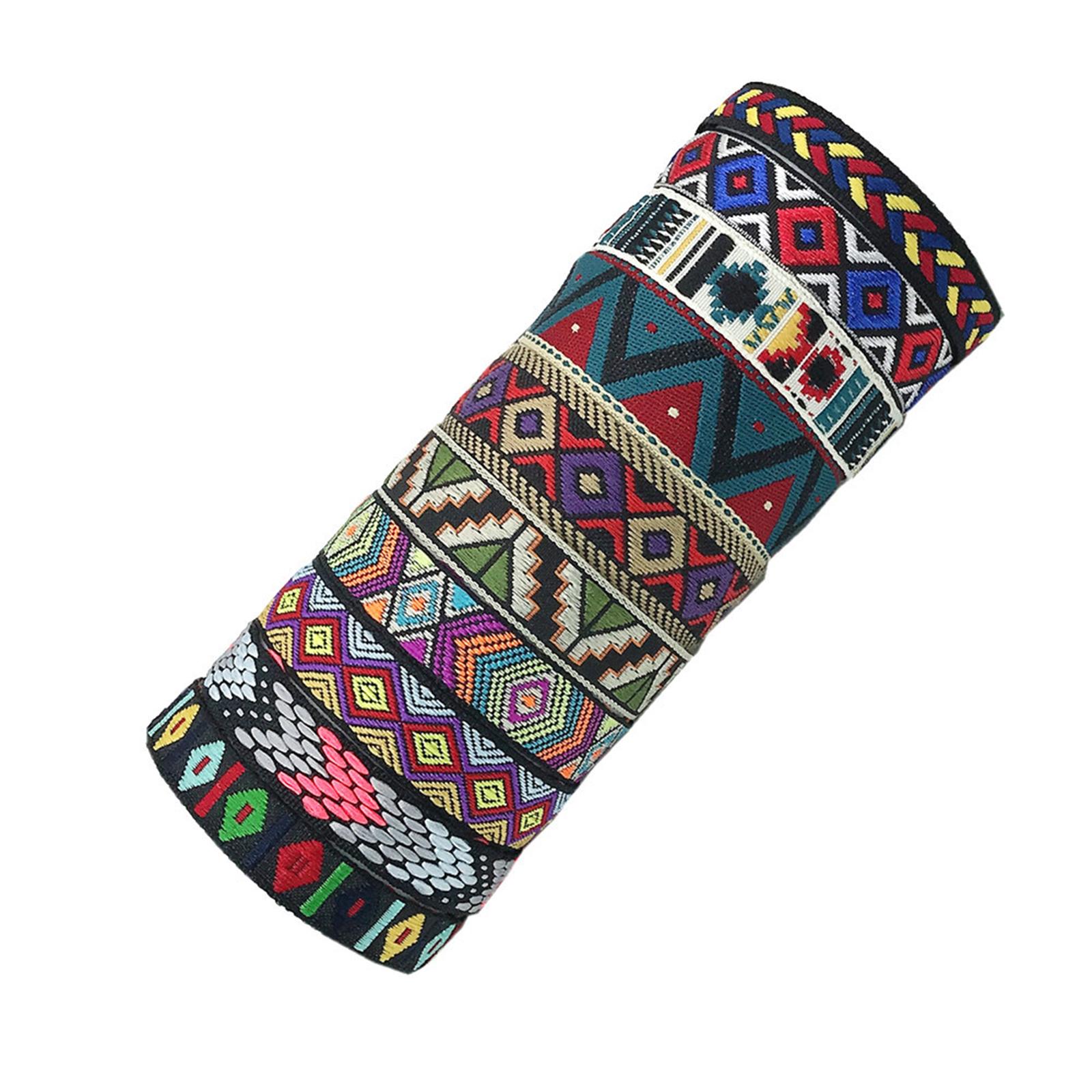 

Набор из 10 богемных плетеных браслетов ручной работы, красочных тканых браслетов дружбы, регулируемых браслетов для женщин и подростков 3