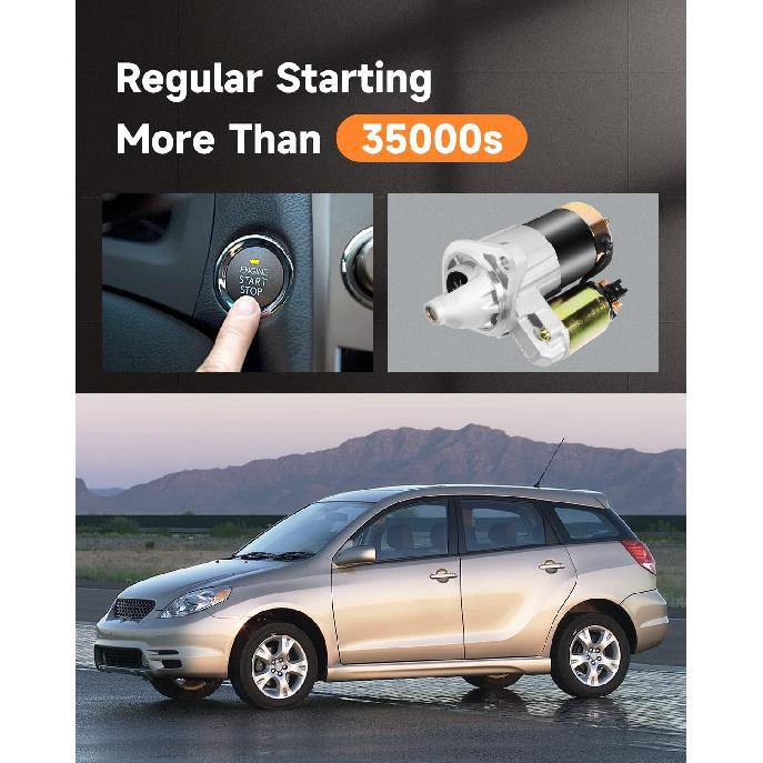 OCPTY Starter Starters Compatible 17841 SND0295 for Pontiac Vibe for Toyota Corolla/Matrix 2003 2004 2005 2006 2007 2008 1.8L