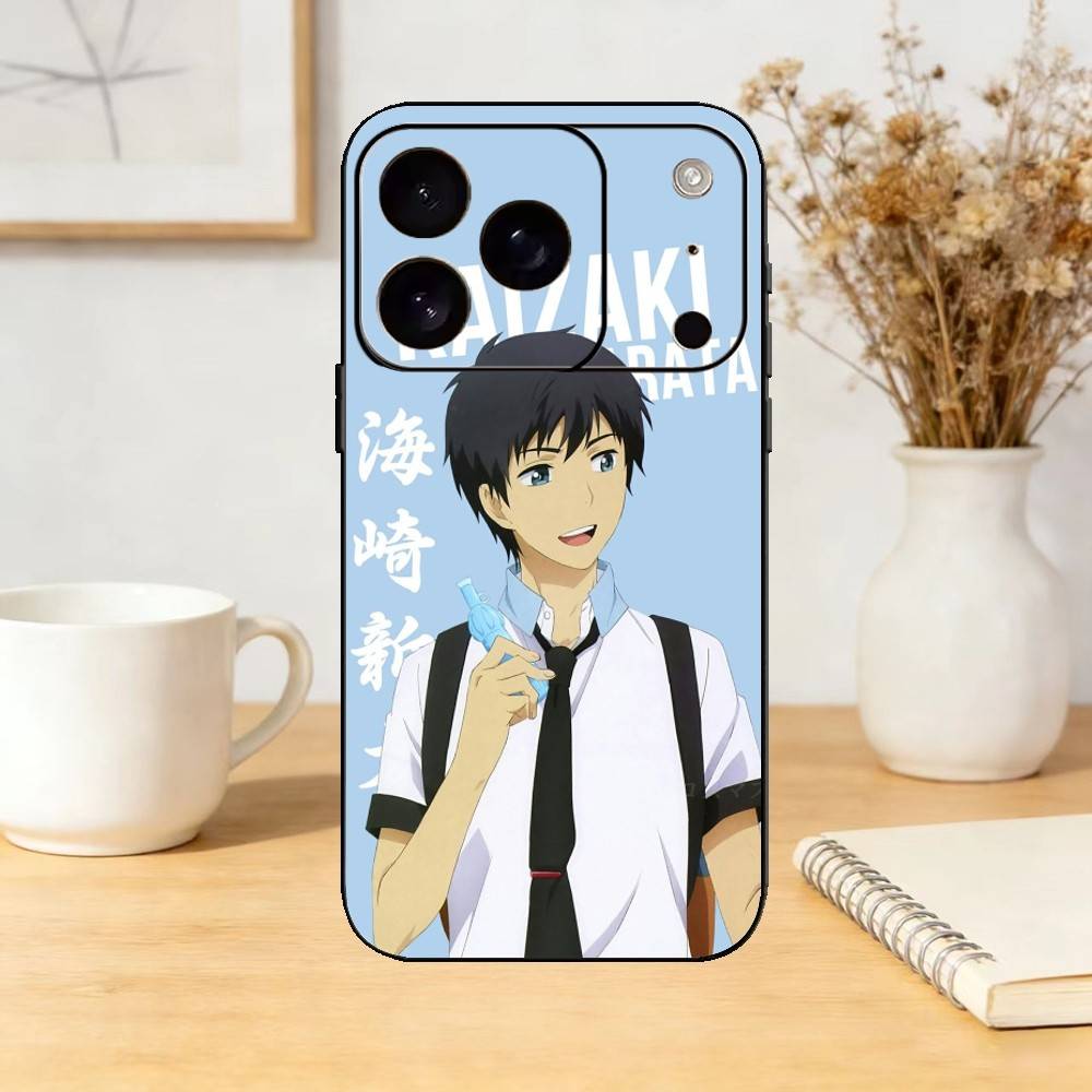 

Anime ReLIFE Arata And Chizuru Phone Case Silicone black Soft For IPhone 17,16,15,14,13,12,11,SE,Plus Pro Max iPhone15plus