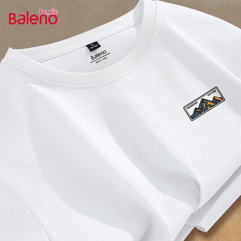 Baleno Men s 220G Heavyweight Pure Cotton Long Sleeve T-Shirt 2XL