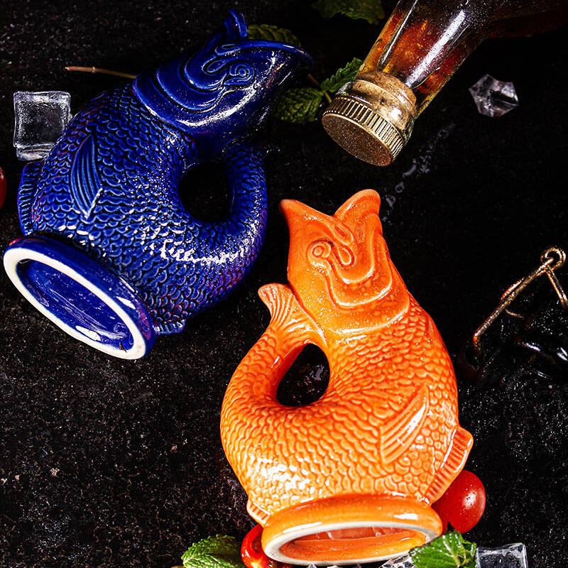 1pcs Creative Tiki Cups Cocktail Cups Tiki Cups Hawaiian Bar Mugs Bar Wine Sets Fish Cups Mask Cups The Best Gifts for Friends