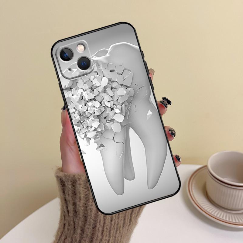 The Dentist Tooth Phone Case For iPhone 15 Pro Max 11 12 13 14 16 17 Pro Max mini Plus 16e 17 Air Cover Funda