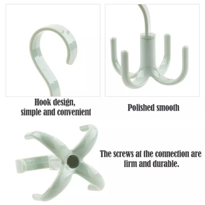 Multifunction Rotated Storage Hanger Hooks Clothes Rack Hanger Organizer Bag Hanger Shoes Belt Scarf Hanging Rack Closet Hanger