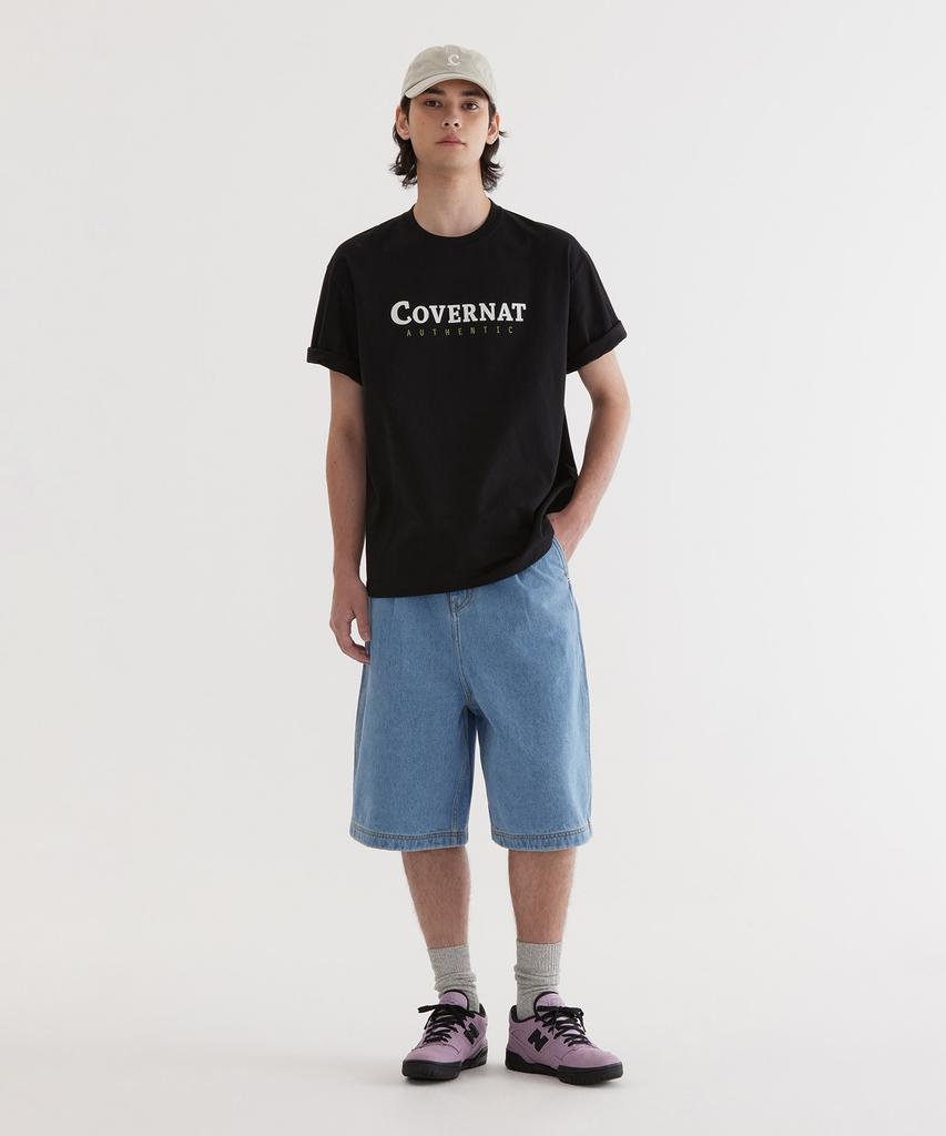 COVERNAT Center Authentic T-Shirt Black