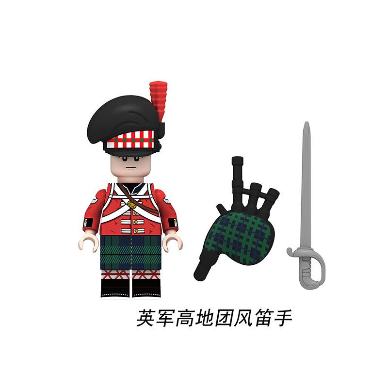 CALDO Guerra Napoleoniche Militari Soldati Figure Cavaliere Medievale Esercito Britannico Francese MOC Blocchi da Costruzione Mattoncini Giocattoli Regali