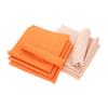 6pcs Cloth Napkins Square Pure Color Polyester Orange/Champagne 48*48cm Dinner Table Decor Wedding Party Restaurant Banquet