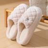 Pineapple cotton slippers cartoon indoor shoes autumn and winter home warm bed and breakfast couple cotton slippers