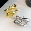 Neue modische und personalisierte doppellagige Metallhaarspange, vielseitiges Haarschmuck für Damen, Pferdeschwanzspange für den Hinterkopf