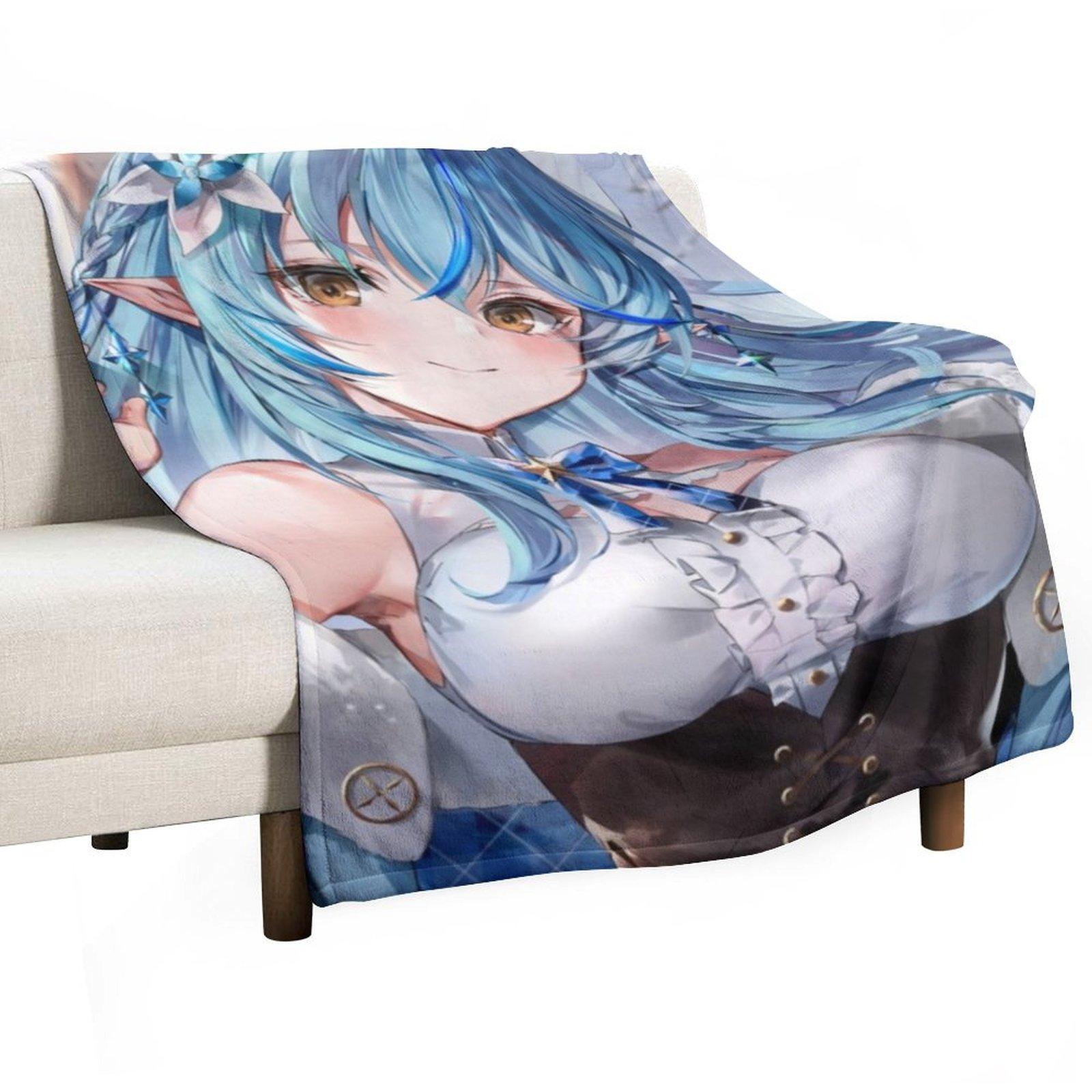 

Yukihana Lamy Winter Throw Blanket christmas decoration Sleeping Bag Fashion Sofas Decorative Throw Blankets 30x40in