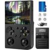 RG35XX Pro Draagbare Gaming Console met Linux Systeem, IPSOCA Volledig Scherm, Vibratiemotor, WiFi Online Multiplayer (RG35XX PRO Zwart)