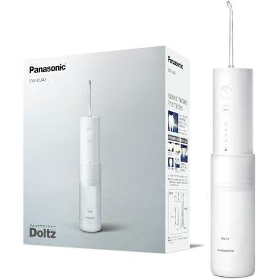 Panasonic Oral Irrigator Jet Washer Doltz Ultrasonic Water Flow Waterproof Portable Model White EW-DJ42-W