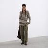 GREEN BELT Urban Traveler Color Block Stripe Knit Pullover