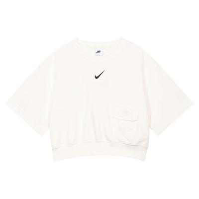 Sportswear City Utility Logo Short-Sleeve Cropped Top Women Tops White DV8039-133