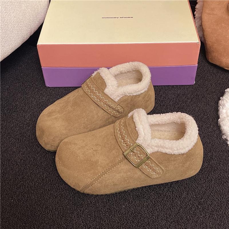 

Женская модная легкая подставка для ног на толстой подошве зимняя теплая обувь для снега меховая нескользящая повседневная спортивная хлопковая обувь 40 абрикосовый