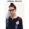 UR Women's Retro Plaid Knit Cardigan