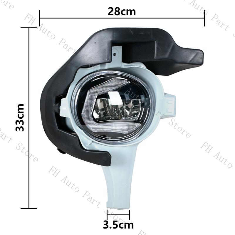 2PCS LED Foglamp Foglight For Toyota Hilux Vigo 2005 2006 2007 Front Bumper Fog Light Lamp