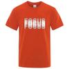 Summer Mens Cotton Blend Casual Sports Loose Cool Fashion Funny Print Round Neck Short Sleeved T Shirt Tops