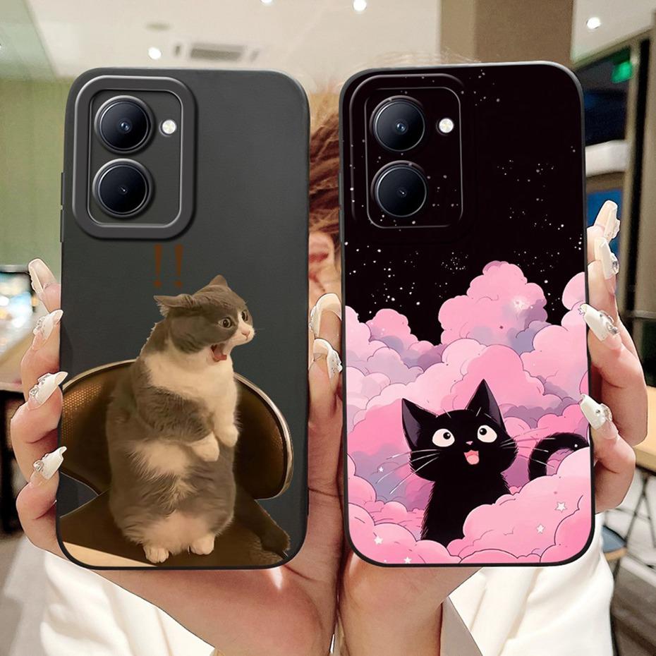 Custodia per Telefono Cartone Animato Carina Per Realme 10 Cover Morbida in Silicone Antiurto Per Realme10 4G RMX3630 Custodie Paraurti