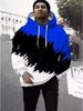 Men's Oversized Retro Harajuku Street Style Hooded Sweatshirt for Autumn/Winter