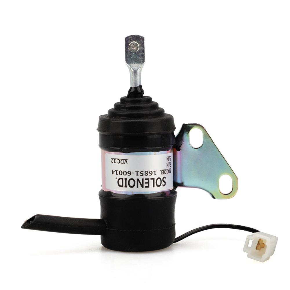 Fuel Shut Off Solenoid 12V for Kubota Z482 BX7410D and For Denso Fit for BX1500D BX1800D BX2230D Mowers and Excavators