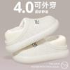 Bag Heel Waterproof Shoes Cotton Slippers 2025 New Autumn and Winter Indoor Home Warm and Non-slip Cotton Shoes