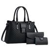 Pu Geometric Pattern Large Capacity Shoulder Bag For Daily Use