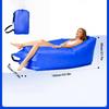 Multi Colored Single Lazy Inflatable Sofa Portable Outdoor Beach Air Sofa Bed Folding Camping Sleeping Bag for Comfortable Rest