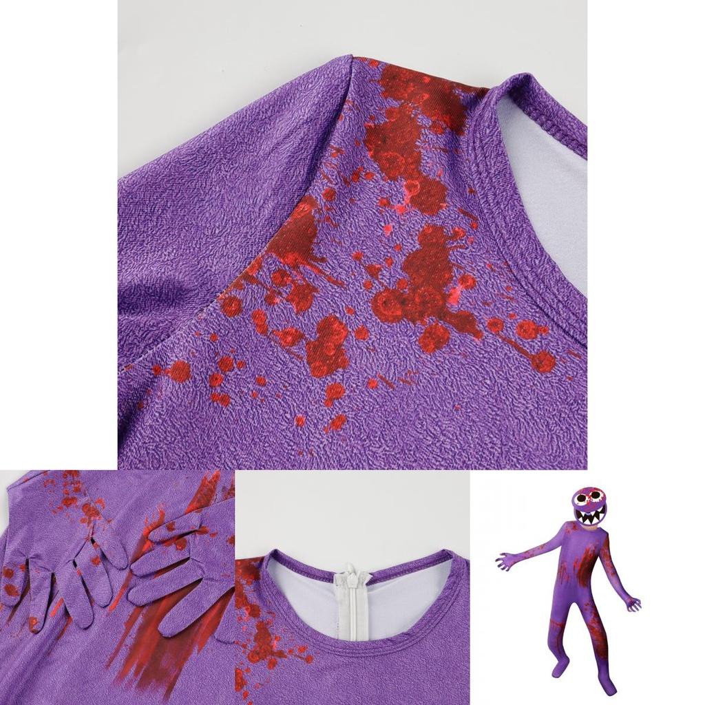 Kinderkostuum: Roblox Rainbow Friends Cosplay Jumpsuit voor Halloween en feestjes