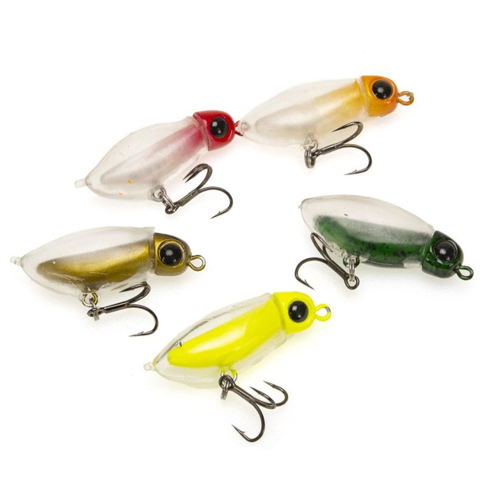 5pcs Insect Micro Bait Floating Fishing Lure Trout Lure Wobblers for Freshwater and Saltwater Fishing
