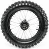 Rear Wheel Rim Tire 90/100-14 Inch Rear Back Wheel Tyre Rim For Apollo Dirt Bike 125cc/140/150/160cc Black