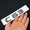 3D ABS Glossy Black A35 A45 C63 A180 S Logo Letters Badge Car Sticker Trunk Emblem For Mercedes Benz AMG W205 W177 W176 C205 AV1