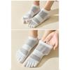 Yoga Pilates Five Finger Socks Ankle Men Non Slip Mesh Solid Simple Athletic Sport Boat Toe Socks