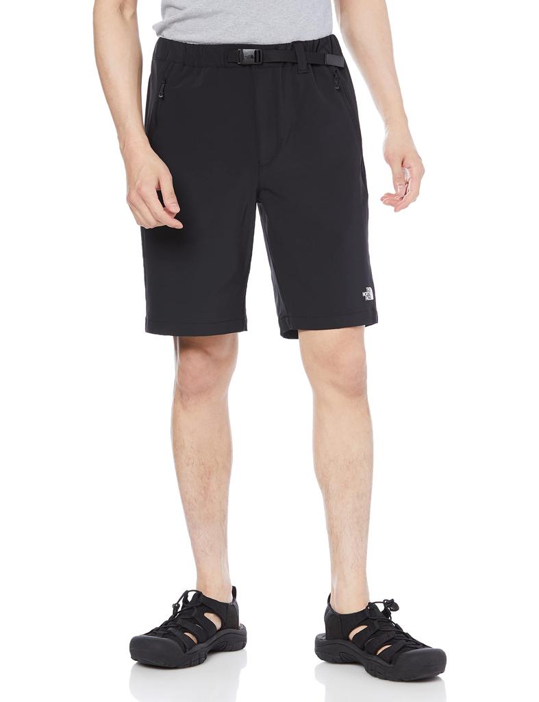 The North Face Barb Water L Shorts, Men's, Repellent, Stretch, Black,