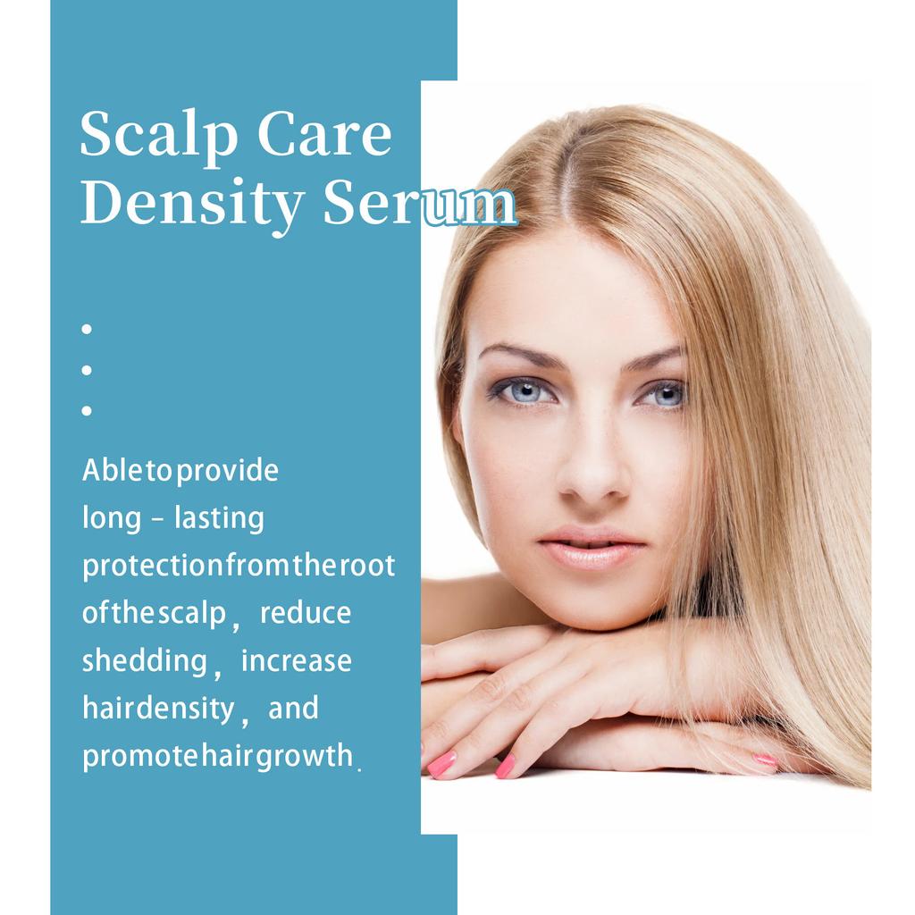 EELHOE Fermented Vitamin E Serum Natural Gentle Collagen Fermented Pisum Sativum Extract  Hair Essence Hair Growth Serum for Thinning Hair 30ml