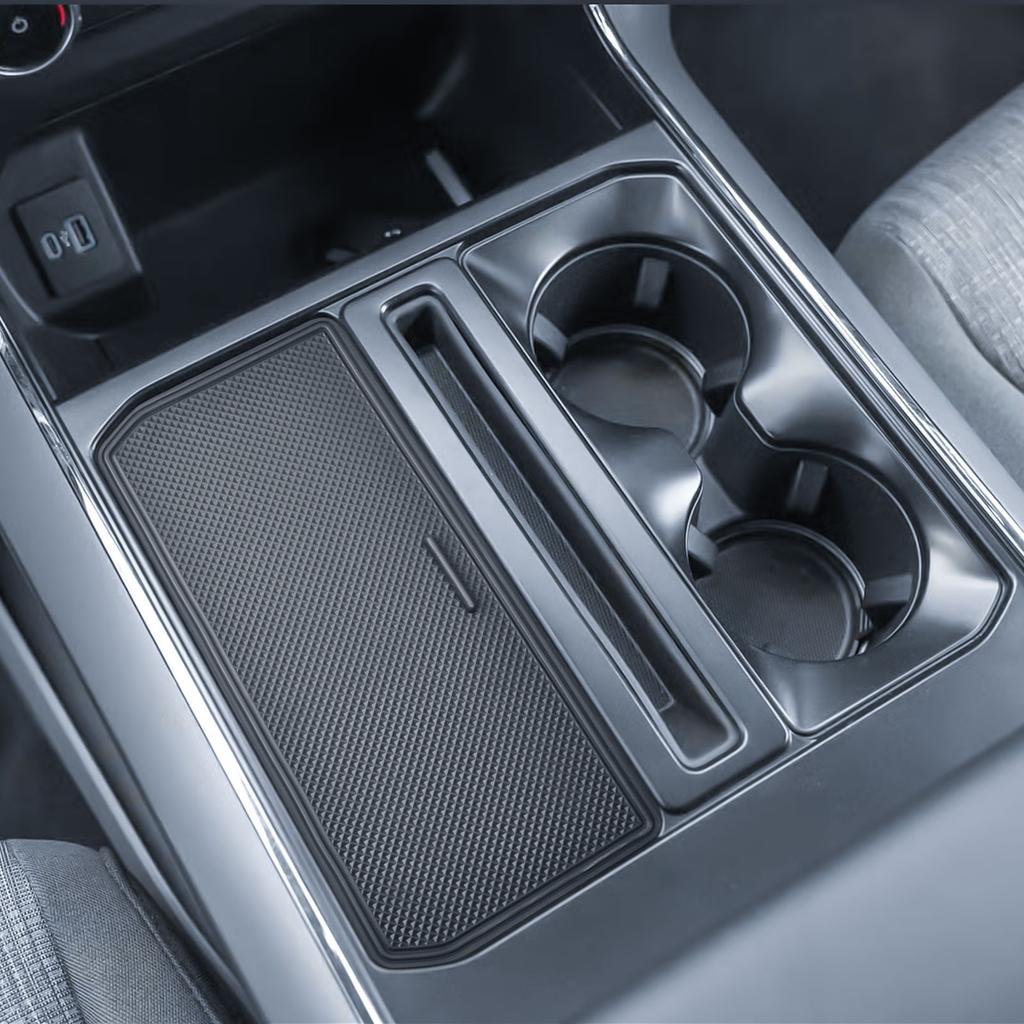 Mittelkonsole Mittelfach Adapter Abdeckung für Ford F150 2025-2025 2025 Versteckte Blende Geheimfach Abdeckung Fahrerseitentasche