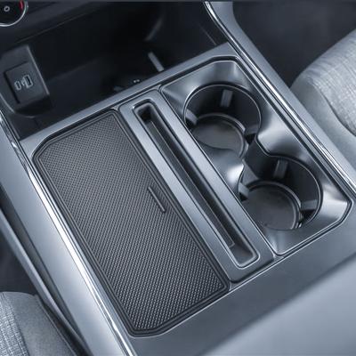Middle Center Console Pocket Adapter Lid Cover for Ford F150 2025-2025 2025 Hidden Panel Secret Pocket Lid Driver's Side Pocket
