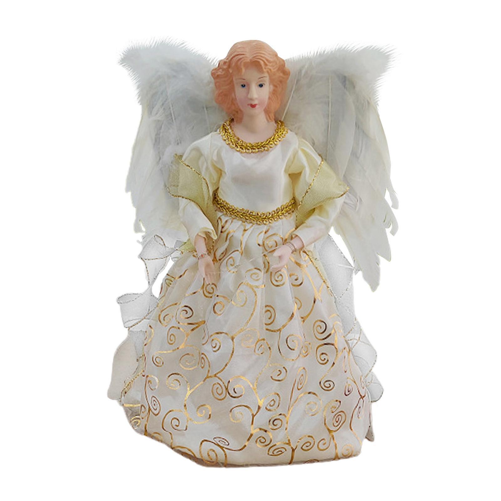 

Рождественская елка Ангел Топпер 10-светодиодная подсветка для рождественского украшения