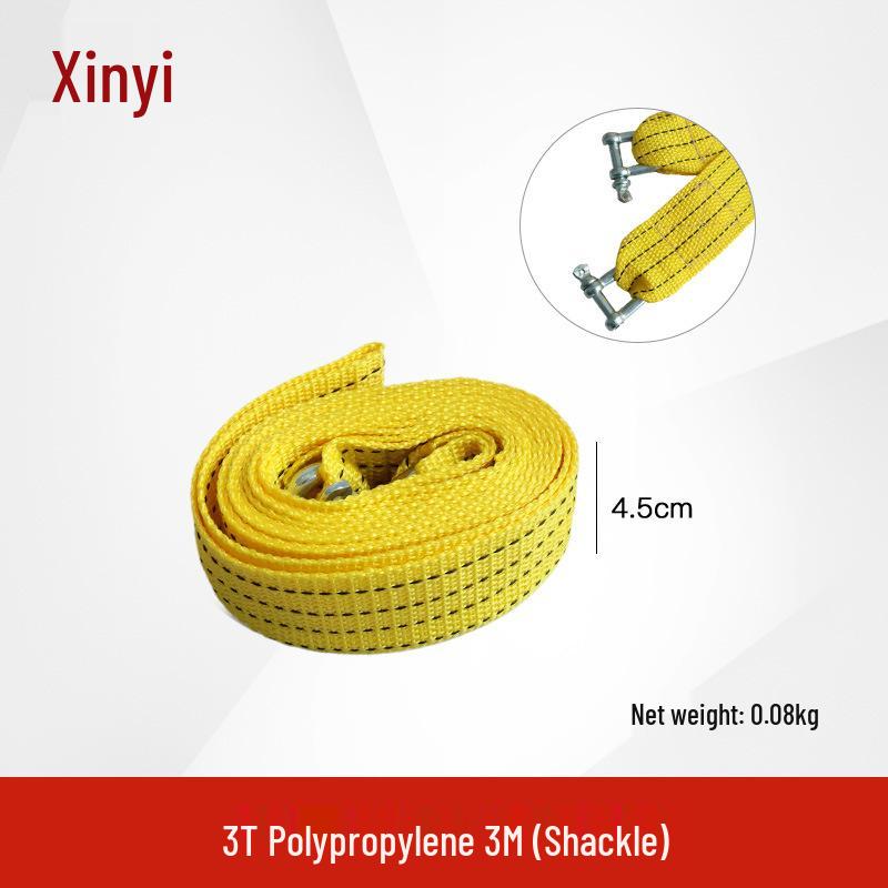 Прочный аварийный буксировочный ремень для бездорожья 3T Polypropylene 3M-PP
