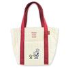 Marimo Craft Snoopy Snack Time Chef Series Tote W320 X H230 X Bag, Red, Approx. D110mm, SPCQ-708