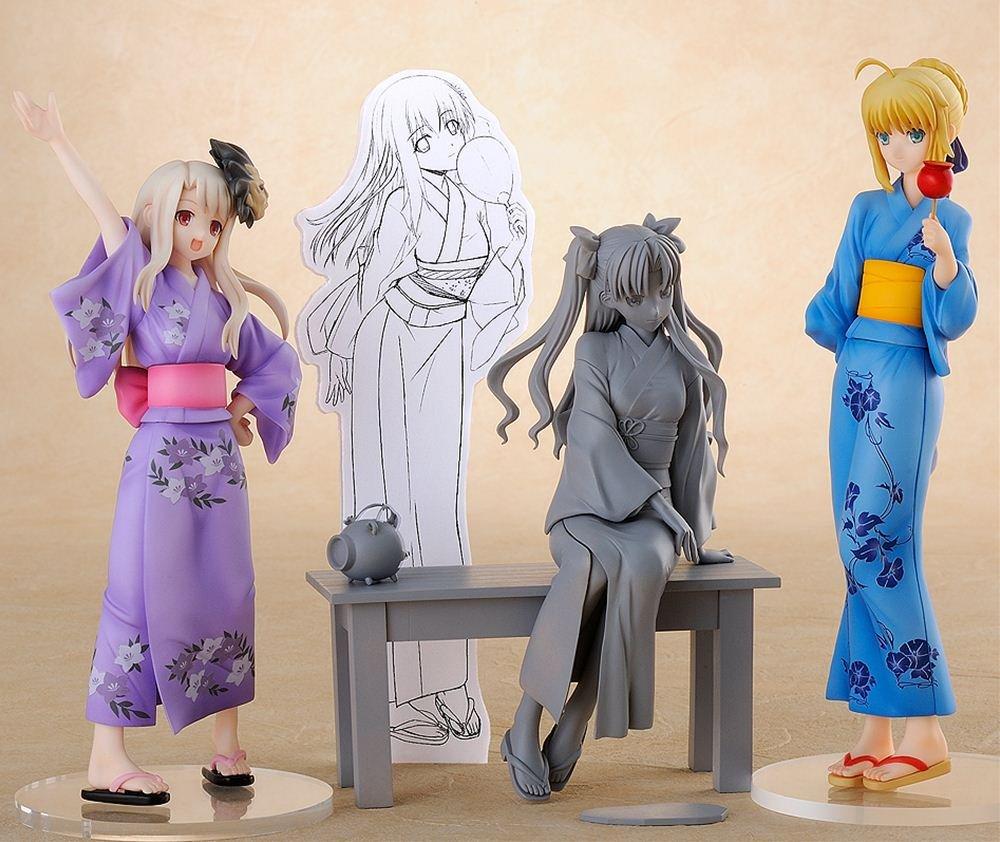 Night Illya Yukata Scale PVC Painted Finished Fate/stay Ver. (1/8 Product)