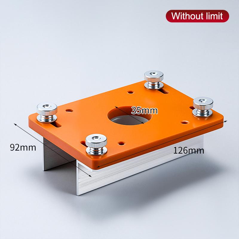 Wood Router Slotting Locator Accurate Slotted Base Slotting Machine Bracket Handheld Edge Trimmer Milling Curve Cutting Tool