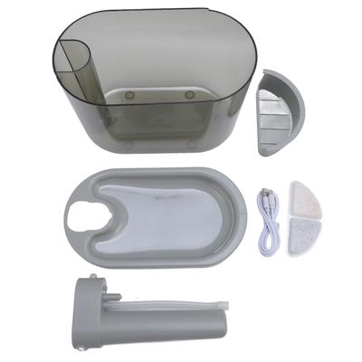 Katze Automatischer Trinkbrunnen 2,2L Zirkulierende Wasserspender 2200mAh Batterie Haustier Trinken