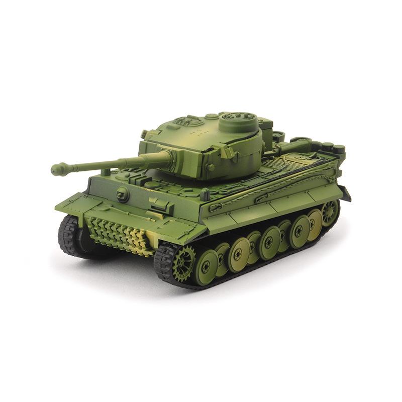 DIY Building Block 4D Assembled Military Model 1/72 Wwii Tiger Tank Square Puzzle Assembly Brick Toys for Children's Gifts Kids