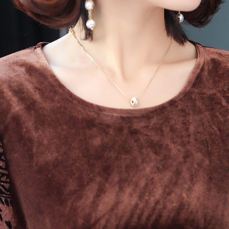 Vintage Elegant Flocking Lantern Sleeve T-shirt Spring New Women's Shirring Lace Up Fashion Spliced Solid Color Tops