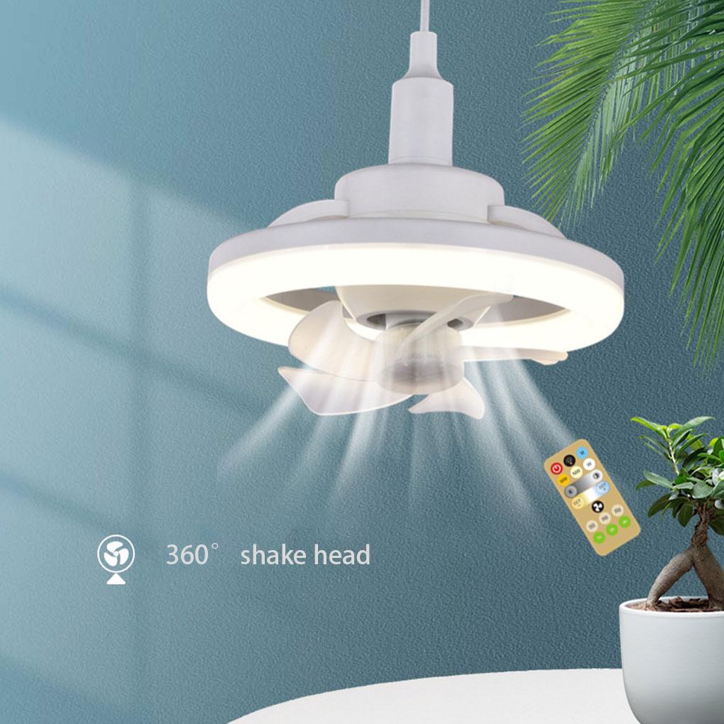 Elektrischer Ventilator LED Einstellbare Lichthelligkeit Für Zuhause Leiser Friedlicher Ventilator Fernbedienung Kühlung Elektro Als