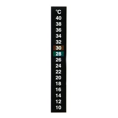 Brewing Thermometer Strip Adhesive Strip Thermometer Aquarium Thermometer Sticker Thermometer Sticker for Fish for Tank