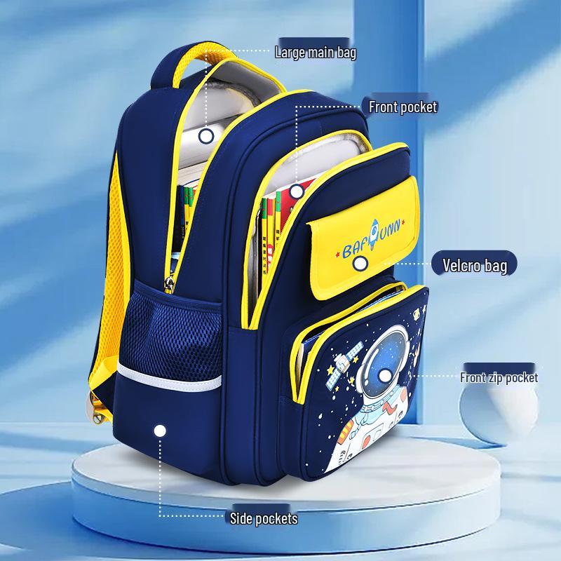 Lightweight, Spine-Friendly Astronaut Schoolbag for Kids – Large Capacity, Wear-Resistant Backpack