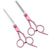 Home Apprentice Detachable Thinning Hairdressing Scissors, Slanted Tail, Stainless Steel, Multi-color Options.