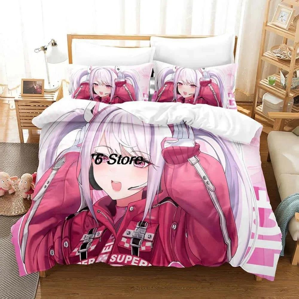 Comforter Game Goddess Of Victory Nikke Bedding Set Single Twin Full Queen King Size Bed Set Adult Kid Bedroom S 3D Anime