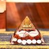 Positive Energy Items for Home – Lakshmi Pyramid 75 Mm with Shree Yantra, Gomati Chakra & Rudraksha | Vastu Feng Shui Set for Wealth